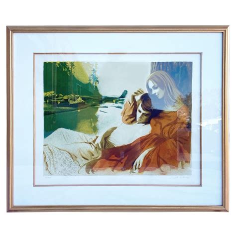 Tender Love Framed And Signed Lithograph 207250 By Sandu Liberman For