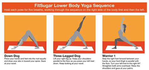 Lower Body Yoga Sequence Workout Popsugar Fitness