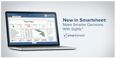 New In Smartsheet Make Smarter Decisions With Sights