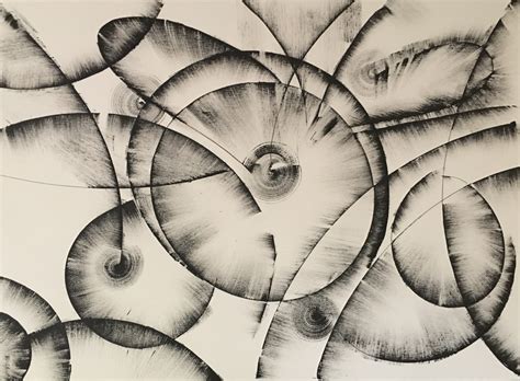 Black And White Abstract Drawing 21 By Kozyuk By Khrystyna Kozyuk