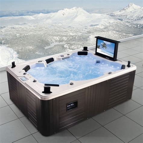 Multi Function Fantastic Hot Jacuzzi Tub With Tv China Whirlpool Spa