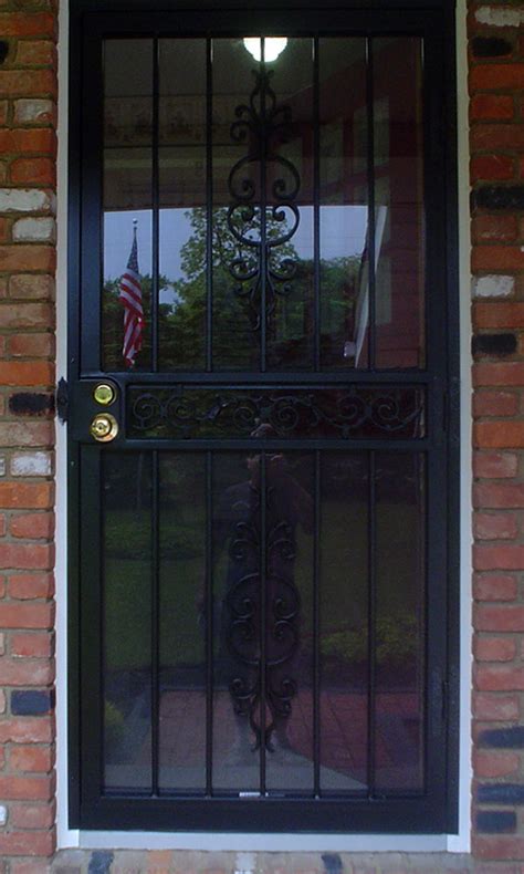 Steel Security Screen And Storm Door Front Doors Cleveland Columbus