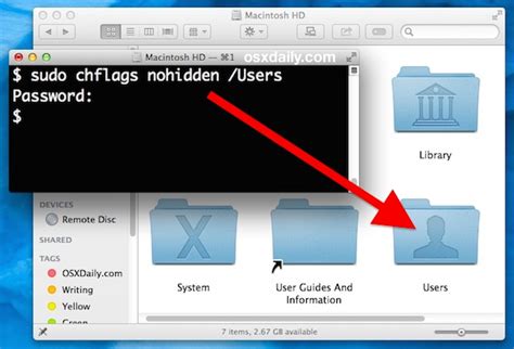 Is Your Users Folder Missing In Os X 1093 Heres How To Show Users