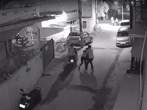 india sexual assault caught on tape in bengaluru as woman seen groped by men on scooter cbs news