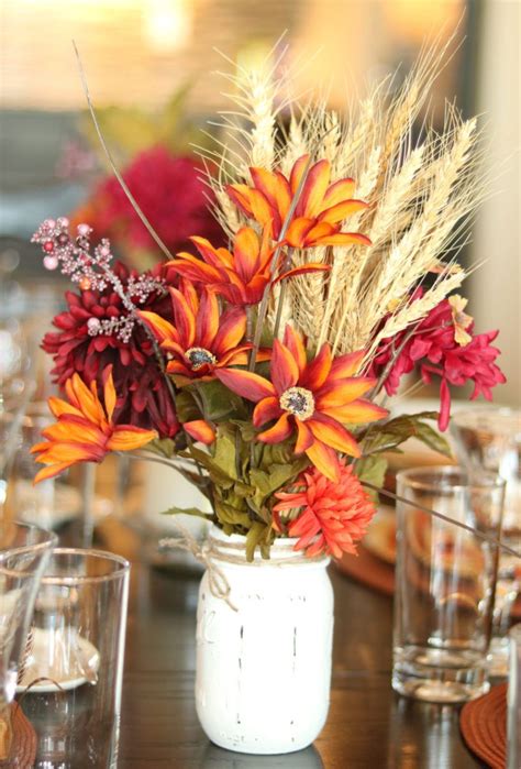 Wheat Fall Table Centerpiece Eat Wheat Fall Table Centerpieces