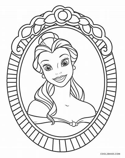 Beast Coloring Beauty Pages Printable