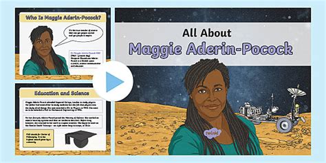 Ks2 All About Maggie Aderin Pocock Powerpoint Teacher Made