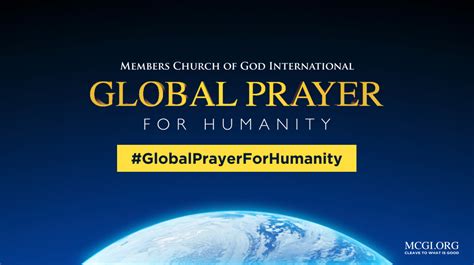 Everyone Is Welcome Mcgi Initiate Global Prayer For Humanity