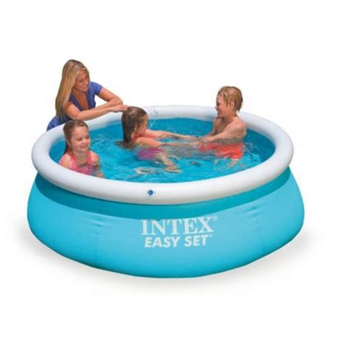 Intex 6ft X 20in Easy Set Inflatable Above Ground Swimming Pool Blue