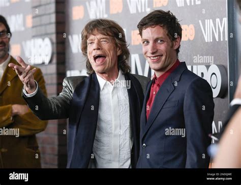 Executive Producer Mick Jagger And His Son Actor James Jagger Attend