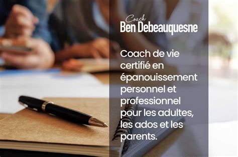 Mes Accompagnements Coach Ben Debeauquesne