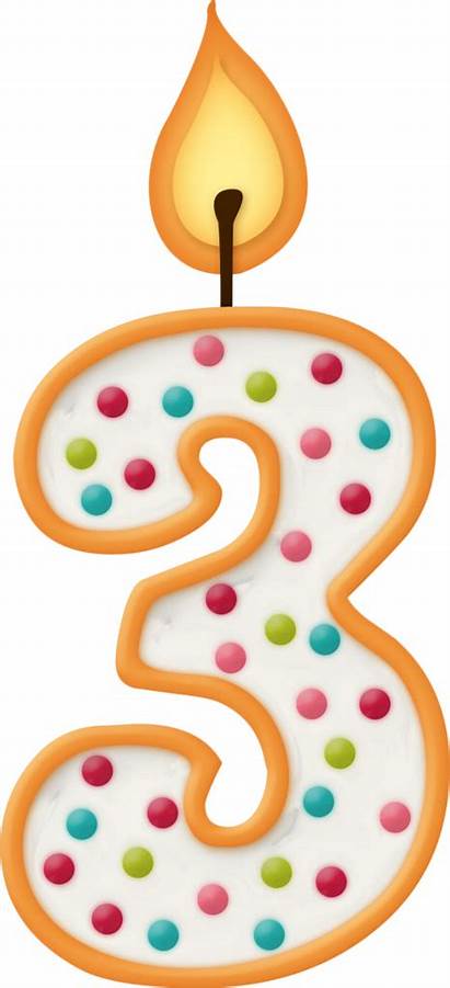 Birthday Clipart Happy Numbers Number 3rd Anniversaire