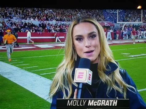 Espns Molly Mcgrath Reveals Tennessee Vol Who Told Her Alabama Doesnt