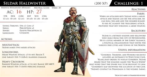 There are two options here as well. NPC, Sildar Hallwinter by Almega-3 | D&d dungeons and ...