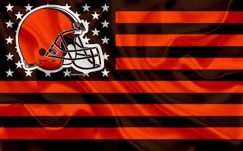 Herunterladen Hintergrundbild Cleveland Browns American Football Team