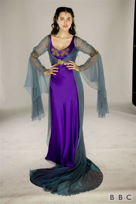 The Little Gown Merlin Bbc Série Dress N°1 Morgana Purple
