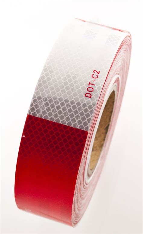 2x150 Dot C2 Reflective Safety Red And White Conspicuity Tape
