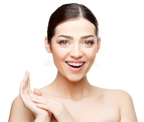 Beautiful Woman With Clean Fresh Skin Stock Photo Image Of Skin Face