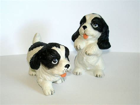 Fineoldthingsvivaciously Vintage Vintage Puppy Dog Figurines