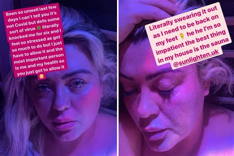 Gemma Collins Battling Mystery Illness As She Sweats Toxins In Her Sauna Saying Its Best Thing
