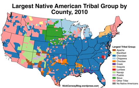 Largest Native American Tribal Group By County 2010 3577x2244 Oc Mapporn