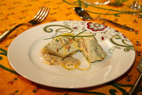 La terrine peut être montée de la même façon sans st jacques. Recette de Terrine de poisson aux coquilles St-Jacques