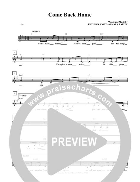 E modeun apeumeun dwirohae am yeojeonhi neol gidaryeo ireoke now you gotta do what you. Come Back Home Sheet Music (Kathryn Scott) - PraiseCharts