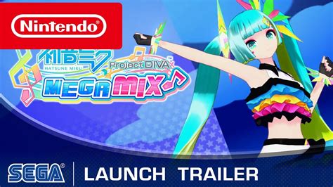 Hatsune Miku Project Diva Mega Mix Trailer De Lançamento Nintendo