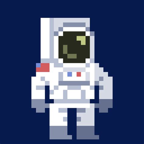 Astronaut Pixel Art Pixel Art Pixel Art Templates Pixel Art Design Images