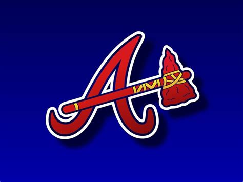 Atlanta Braves Baseball Logo Drawing Free Image Download