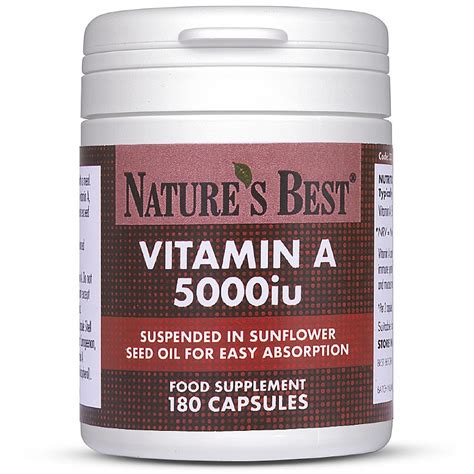 High Strength Vitamin A Supplement Natures Best