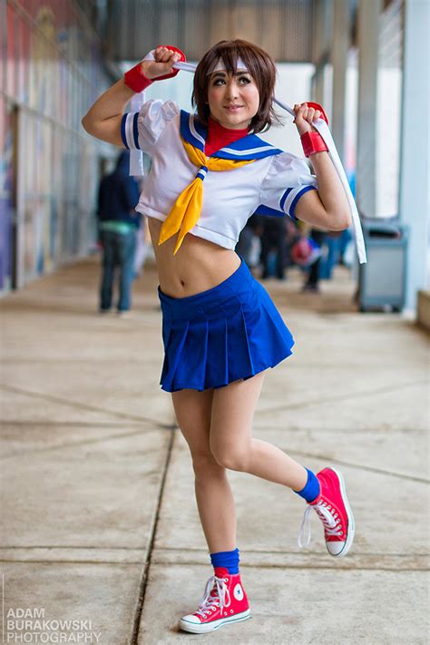 Street Fighter Sakura Cosplay