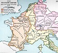 Political Medieval Maps - The Frankish Empire after 888