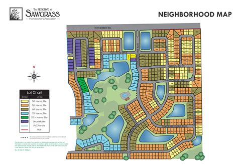 Neighborhood Map Reserve At Sawgrass