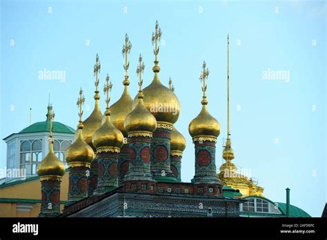 Terem Palace Against The Sky Moscow Kremlin Stock Photo Alamy