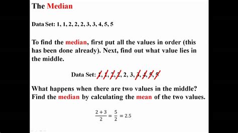 In the case of probability, a set of data will always have a central tendency or likelihood in terms of data distribution. Central Tendency: Mean, Median, and Mode - YouTube