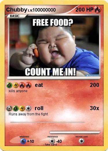 Pokémon Chubby 275 275 Eat My Pokemon Card