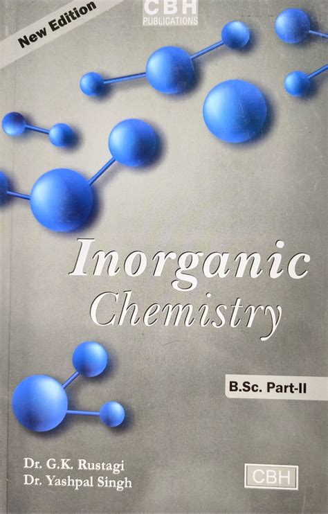 Cbh Bsc 2nd Year Chemistry I Inorganic Chemistry Textbook English