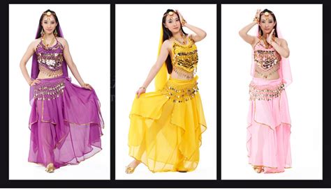 5pcs Set Belly Dancing Costume Sets Egyption Egypt Belly Dance Costume