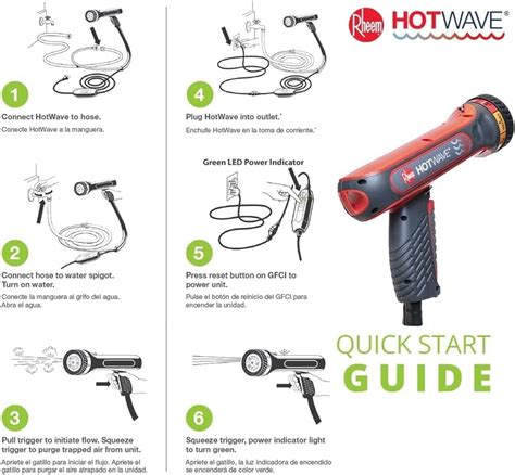 Rheem HotWave Multipurpose Heated Hose Nozzle Sprayer HTW018120 EBay