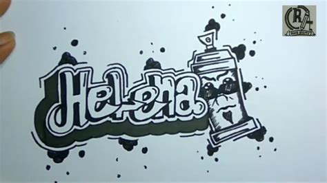 Kirim nama panggilan lucu anda dan gamertag keren dan salin yang terbaik dari daftar. REQUEST grafiti nama "HELENA" - YouTube
