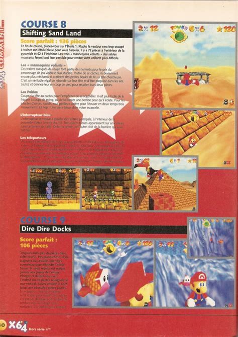 Scan Of The Walkthrough Of Super Mario 64 Published In The Magazine X64
