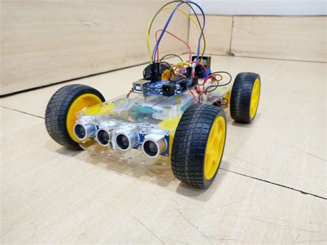 Obstacle Avoiding Robot Using Arduino Two Sensor Obstacle Avoiding Car