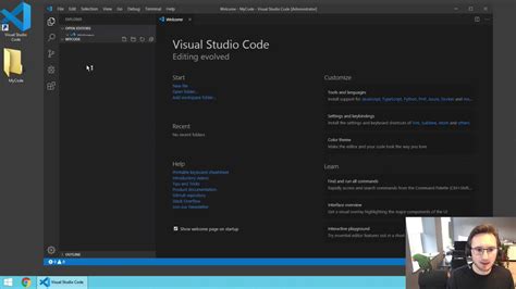 Create A Project Folder Visual Studio Code Create A File And Open The Terminal YouTube