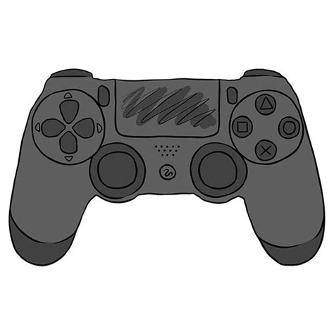 Xbox Controller Drawing How To Draw An Xbox Controller Step By Step