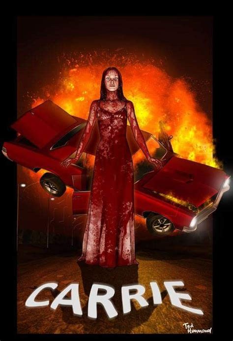 Horror Movie Poster Art Carrie 1976 By Hammond Carrie Movie Carrie