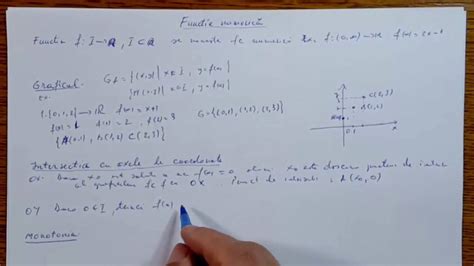 Functia Numerica Matematica Clasa A Ix A 09030301 Youtube