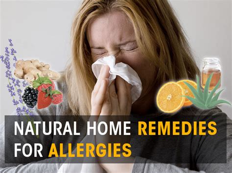 25 Natural Home Remedies For Allergies All Allergy Types