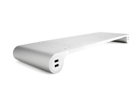 Quirky Space Bar Desk Organizer With Usb Ports Aluminum