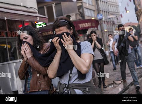 Istanbul Turkey Th May Police Dispersed Demonstrators With